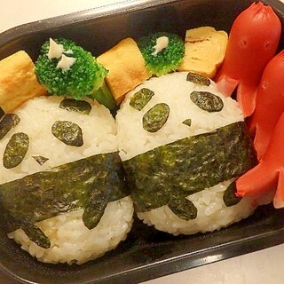 お弁当に★パンダおにぎり